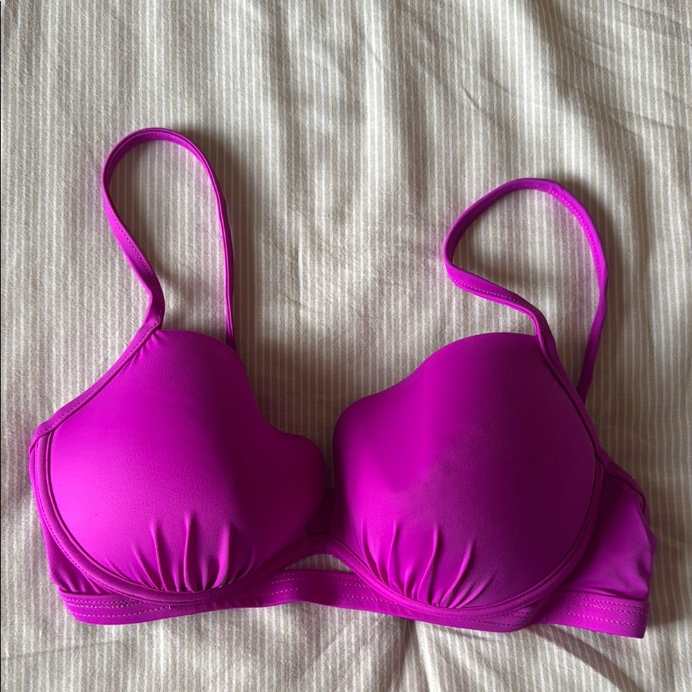 VENUS Pink and Purple Bikini Top with Adjustable Straps